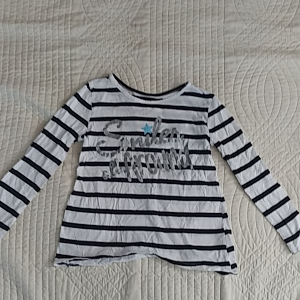 A girls striped shirt